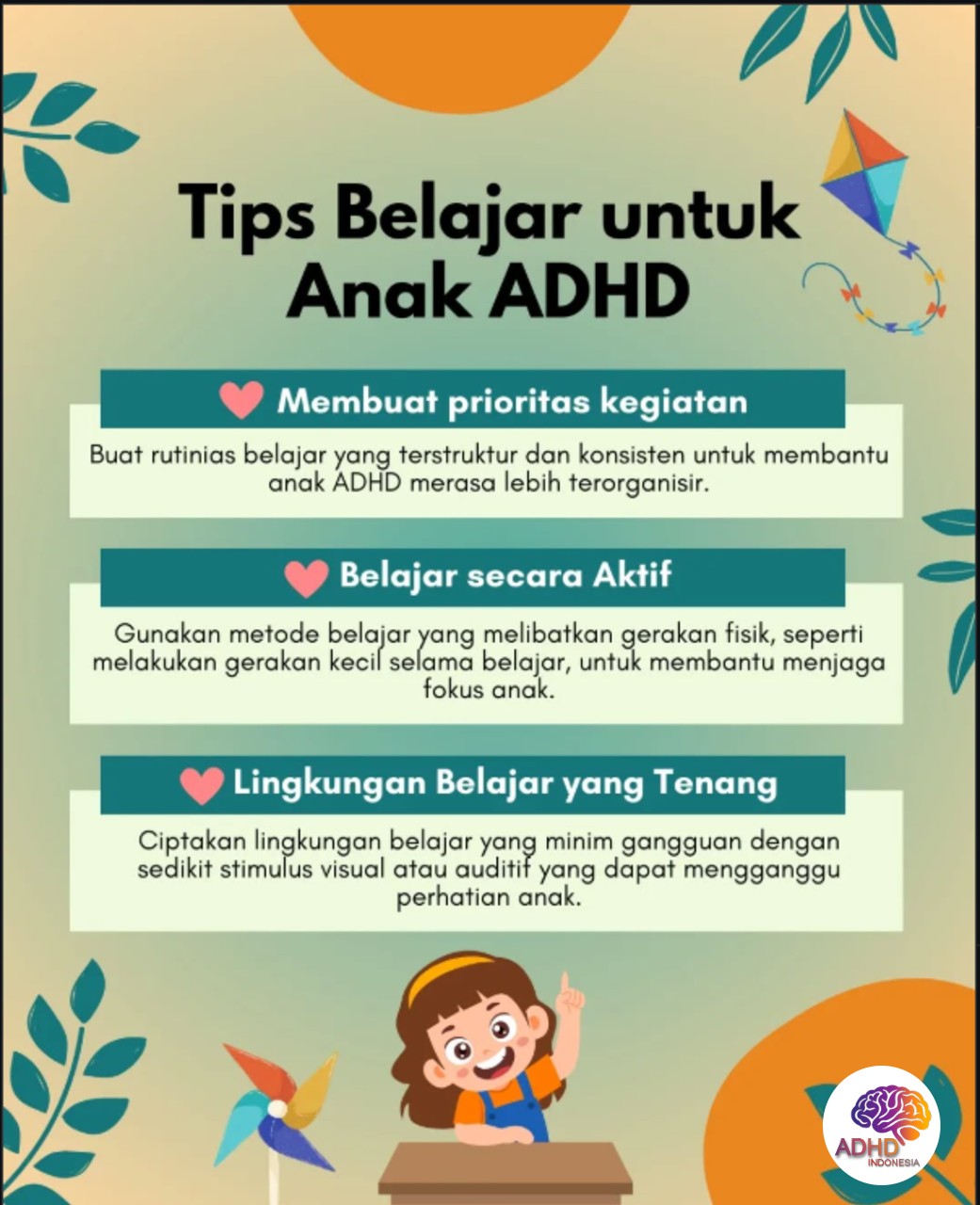 Strategi Belajar yang Cocok untuk Anak ADHD di Provinsi Maluku